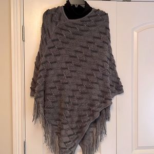 Shades of Grey Poncho
